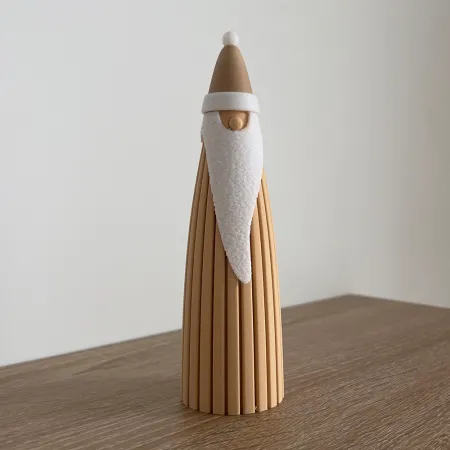 Wąski Mikołaj Świąteczna Dekoracja 3D